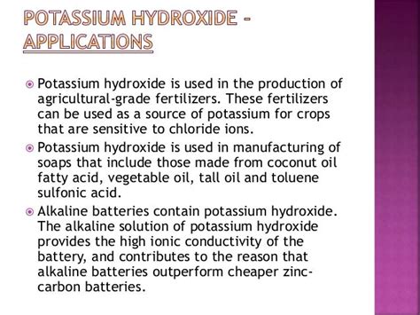 Potassium Hydroxide: An Essential Alkali for Diverse Industrial Applications!