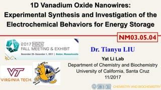  Vanadium Oxide Nanowires: Revolutionizing Energy Storage and Catalysis Applications!