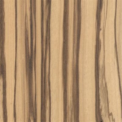 Zebrawood: Unveiling its Sustainable Strength and Exquisite Grain for High-Performance Furniture!